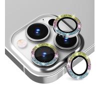 Vitre Verre Trempé Caméra Arrière pour iPhone 14 Pro - 14 Pro Max - Protection Anti-Rayures Contour Aluminium Brillant
