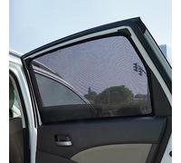 Vitres Latérales Pare-Soleil de Voiture pour Kia Stonic 2017-2020 2021 2022 2023, Rideau Pare-Soleil Magnétique Isolé Thermiquement Respirant,2PCS Rear Side
