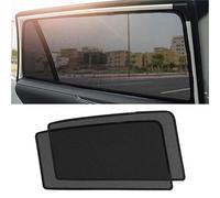 Vitres Latérales Pare-Soleil de Voiture pour VW Tiguan Ⅰ 2007-2012 2013 2014 2015, Rideau Pare-Soleil Magnétique Isolé Thermiquement Respirant,2PCS Rear Side