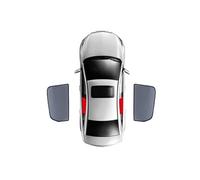 Vitres latérales Pare-soleils pour Toyota Yaris L 2013 2014 2015 2016 2017 2018 2019 Pare-Brise Avant Magnétique Rideaux Lunettes Arrière Accessoires,2*RearWindows