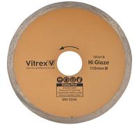 Vitrex Lame de découpe en diamant extra puissante 110 mm