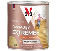 Vitrificateur gel escalier, incolore satiné, 0.75 l
