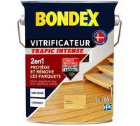 Vitrificateur trafic intense - BONDEX - Chêne cire satin - 5 L