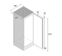 Vitrifrigo Réfrigérateur Single Door 190l
