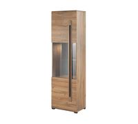 Vitrine 1 porte Petits-meubles - Louis - 60 x 39,1 x 203,6cm - Bois