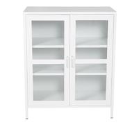 Vitrine 2 Portes Acero 97cm Blanc