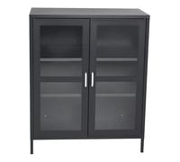 Vitrine 2 Portes Acero 97cm Noir