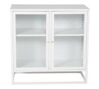 Vitrine 2 Portes "Bakal" 85cm Blanc