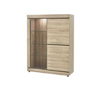 Vitrine 2 Portes et 1 Porte Vitrée - MASSIRE -