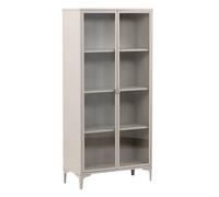Vitrine 2 Portes "Piring" 190cm Beige