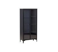 Vitrine 2 Portes "Piring" 190cm Noir
