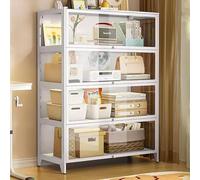 Vitrine à 4 étagères en Verre trempé Transparent - Armoire de Rangement en Acier au Carbone pour Bureau et Magasin de détail, Affichage sécurisé