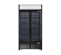 Vitrine à Boissons Réfrigérée - 2 Portes - 736 L avec Canopy