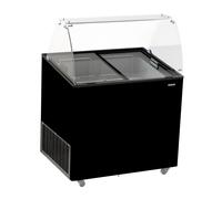 Vitrine À Creme Glacée Corsica Noir 6X5 Ltr