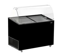 Vitrine À Creme Glacée Java Noir 8X5 Ltr