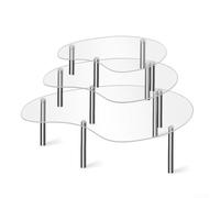 Vitrine à dessert en acrylique avec construction robuste pour mariage ou anniversaire, faite à la main pour apporter une touche unique à votre événement (L)