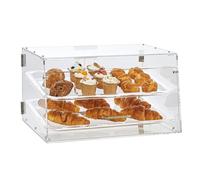 Vitrine à gâteaux - VEVOR - CX-01 - 2 niveaux - PMMA 5 mm - 510 x 350 x 35 mm