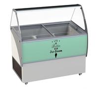 Vitrine à Glace 10 x 5 L Curacao - Combisteel