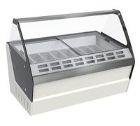 Vitrine a glace 16 x 5 L Hawai - Combisteel