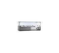 VITRINE A INGREDIENTS INOX +2/+8°C - L2G - R600a - Acier inoxydable1200 395x395x435mm