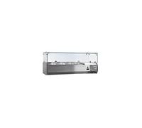 VITRINE A INGREDIENTS INOX +2/+8°C - L2G - R600a - Acier inoxydable2000 395x395x435mm