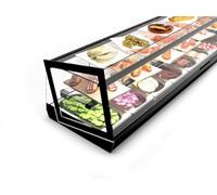 Vitrine à Tapas Réfrigérée Cuve Plane Double LED Série KUBE - SAYL