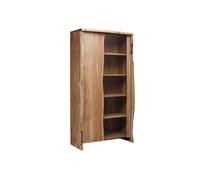 Vitrine acacia natur PURE ACACIA #711 105x45x204 cm (BxTxH) MASSIVMOEBEL24