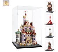 Vitrine Acrylique 3mm pour Collection Lego 21367 Fusée Tintin 43263 Château