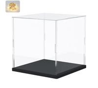 Vitrine Acrylique 3mm pour Collection Lego 75643 75440 AT-AT Noir Cube 20cm | Boîte Transparente Plexiglas pour Tony Chopper 75642 72150 Munchlax 72163 76345 76356 76449 76446 71866 76327 76343 Figurine