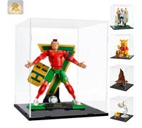 Vitrine Acrylique 3mm pour Collection Lego CR7 Ronaldo 43016 Messi 43015