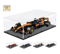 Vitrine acrylique 3mm pour collection Lego F1 (MCL39 SF-24 RB20) - Boîte plexiglas transparente intérieur noir - 70x30x20 cm