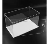 Vitrine Acrylique Boîte de Rangement en Acrylique Anti-poussière, Boîte en Acrylique Transparent avec Porte, Petite Vitrine pour Figurines, Objets de Collection et Poupées(45x40x40cm(18"x16"x16"))