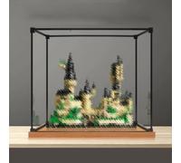 Vitrine acrylique compatible avec Le-go 40975 Mini Castle (B) | Boîte de présentation transparente en acrylique anti-poussière compatible avec le modèle Le-go 40975, boîte uniquement