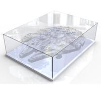 Vitrine Acrylique Compatible avec Le-Go 75192 Millennium Falcon, Vitrine Anti-Poussière pour Modèles Collection (Vitrine Uniquement) B,3mm