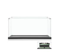 Vitrine acrylique compatible avec lego machine à écrire 21327, Vitrine anti-poussière pour modèles de collection (vitrine uniquement)