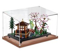 Caikbms Vitrine Acrylique Compatible avec Les Blocs Construction Jardin Lego 10315 Zen, Boîte Modèle en Acrylique, Couvercle Anti-Poussière Transparent (sans Modèle) C,2mm