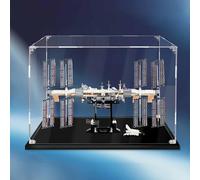 Vitrine Acrylique Compatible Station Spatiale Internationale Lego 21321 modèle Bloc Construction Couvercle boîte à poussière Transparent Objets étui Protection-modèles Pas Inclus(2mm)