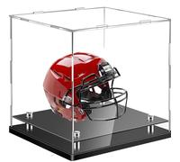 Vitrine Acrylique Multi - Taille, Casquette de Baseball Gants Casque de Football vitrine,Objets de Collection, Souvenirs de Sport- Boîte d'affichage pour Lego (40cm*32cm*32cm)