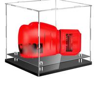 Vitrine Acrylique Multi - Taille, Casquette de Baseball Gants Casque de Football vitrine,Objets de Collection, Souvenirs de Sport- Boîte d'affichage pour Lego (33cm*20cm*25cm)