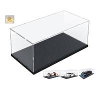 Vitrine acrylique plexiglas transparente pour Lego 10330 10295 10337 10353 43268 76450 42176 42160 10300 75435 Avec LED 40x20x20cm
