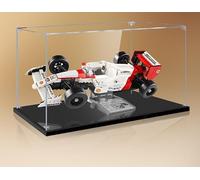 Vitrine Acrylique pour 10330 McLaren MP4/4 et Ayrton Senna, Transparent Display Case Anti-Poussière Boîte