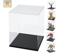 Vitrine Acrylique pour Collection Lego 11384 Chiot Golden Retriever 11389 | Boîte Transparente Plexiglas pour Dernière Chance 71860 Robot 71834 10302 11371 10350 72051 43297 Figurine Noir 30x30x40cm