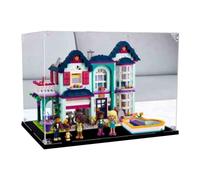 Vitrine acrylique pour Lego 41449 Warm Home, boîte de présentation transparente anti-poussière compatible avec kits de construction Lego 41449, 35 x 25 x 25 cm (3 mm)