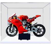 Vitrine acrylique pour moto Lego Technic 42202, Ducati Panigale V4 S, fond noir + fond (B)