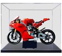 Vitrine acrylique pour moto Lego Technic 42202, Ducati Panigale V4 S, fond noir + fond (C)