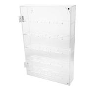 Vitrine Acrylique pour Pièces de Collection, 35 Médailles, Rangement | Vue Complète, Protection Poussière et Débris, Usage Maison ou Exposition, pour Souvenirs Vétéran et Police