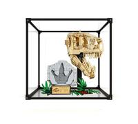 Vitrine Acrylique Transparent Empilable avec Porte pour Lego,30x25x30cm Boîte de Présentation Display Case Box avec Cadre en Aluminium pour Collection Voiture Modèle