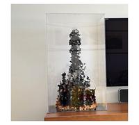 Vitrine Acrylique Transparent Vitrine Acrylique Personnalisable, Boîtes De Rangement Anti-poussière Avec Base Noire, Transparente Et Empilable Pour Baseball, Trophées Et Objets De Collection.(60x60x70