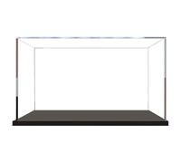 Vitrine Acrylique Transparente Compatible avec LG 42128 Camion de remorquage Lourd, Boîte de Présentation Transparente Antipoussière (sans Modèle de Bloc de Construction) 65x25x30cm 2MM