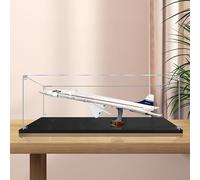 Vitrine Acrylique Transparente Pour Lego 10318 Concorde, Vitrine Anti-Poussière Compatible Avec Lego 10318 (Modèle Lego Non Inclus) A,2mm